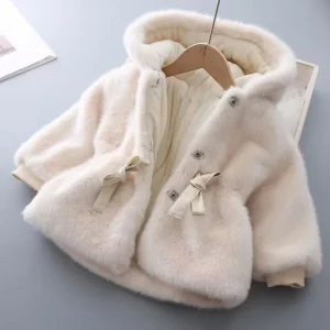 blouson manteau hiver fille blanc