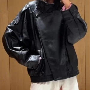 Blouson Skaï Noir