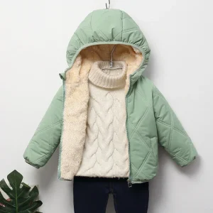 blouson hiver ski vert garçon