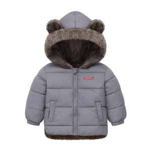 blouson réversible oreilles ours