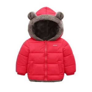 Blouson réversible rouge