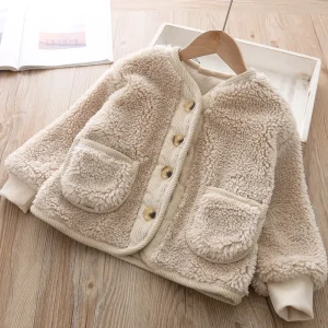 blouson style mouton beige
