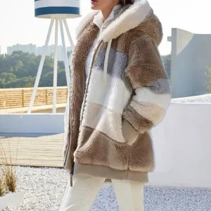 blouson polaire avec capuche