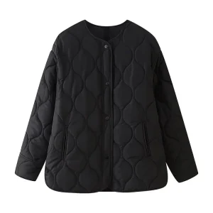 Blouson Matelassé mi-saison Noir