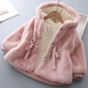blouson manteau hiver fille rose