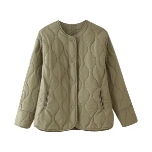 Blouson Matelassé mi-saison Kaki