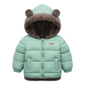 blouson réversible bleu clair