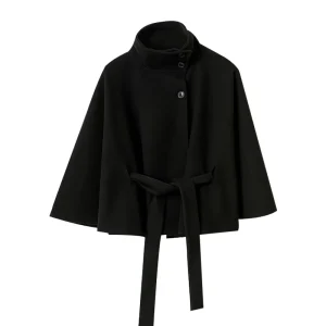 Blouson trench femme noir