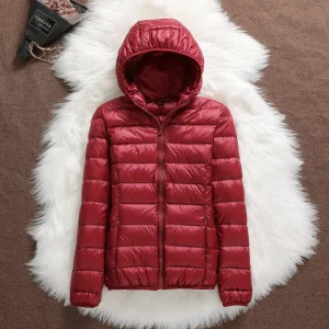 blouson coupe-vent femme bordeaux