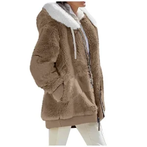 Blouson Hiver Femme Polaire uni