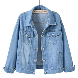 Veste type Jean Femme bleue
