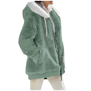 blouson hiver femme vert