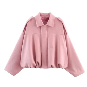 veste suédoise femme rose