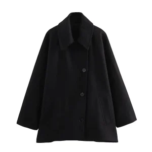 Blouson Femme Automne Noir