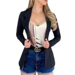 Veste été Longue Femme noire