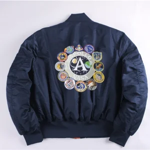 blouson casual bleu marine
