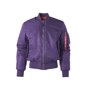 Blouson Bombardier violet casual
