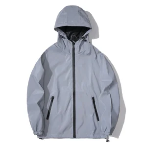 Blouson Imperméable Homme gris