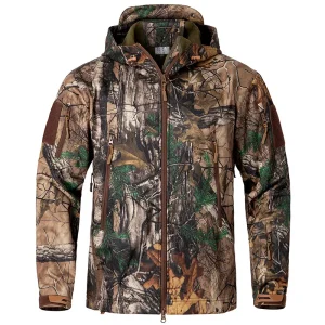 Blouson Camouflage marron feuille