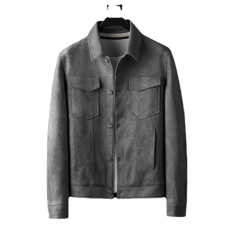 veste élégante en imitation daim