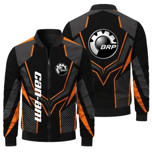 blouson moto homme orange
