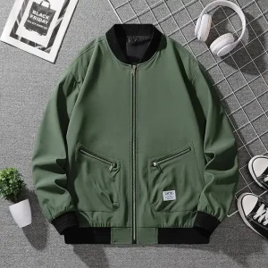blouson mi saison homme vert
