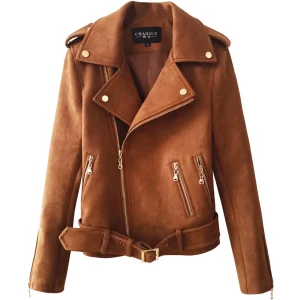 blouson aviateur marron