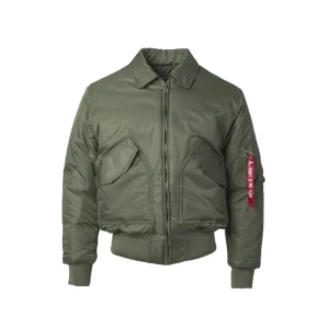blouson vert aviateur
