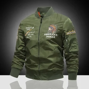 Blouson Aviateur vert militaire