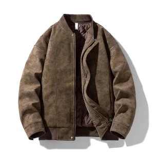 blouson hiver marron