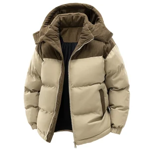 blouson doudoune kaki homme