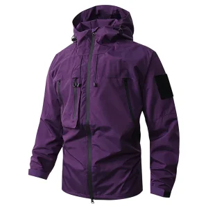 Blouson Parka violet coupe-vent