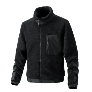 blouson polaire noir