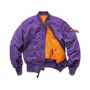Blouson Aviateur Homme violet