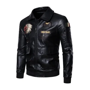 blouson aviateur effet cuir