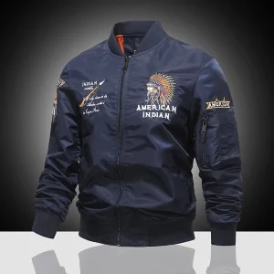 Blouson Aviateur bleu Homme