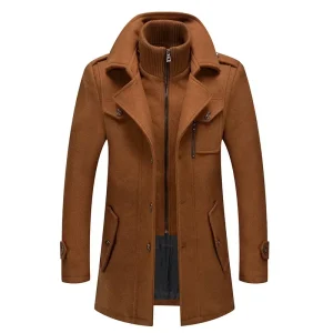 Blouson Long marron clair