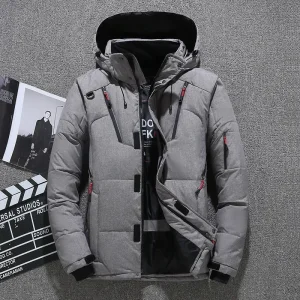 blouson ski gris
