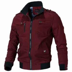 blouson bombardier bordeaux homme