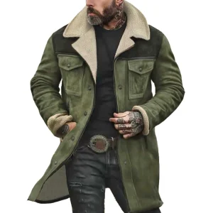 Blouson Long vert militaire