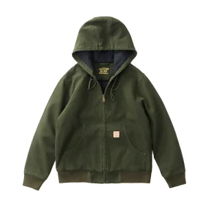 Blouson à capuche Vert foncé Homme
