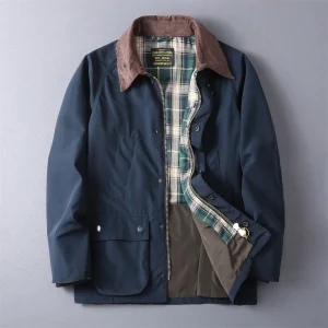Blouson Long bleu marine