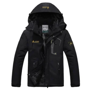 blouson parka noir hiver homme