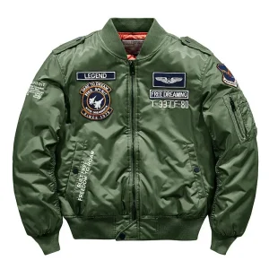 Blouson Aviateur vert militaire