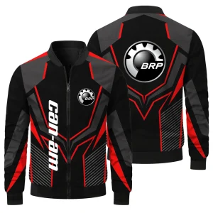 blouson moto rouge