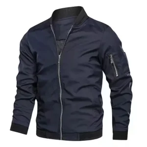 veste casual bleu homme