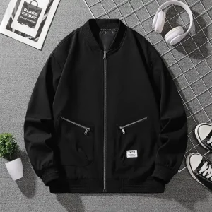 blouson mi saison homme noir