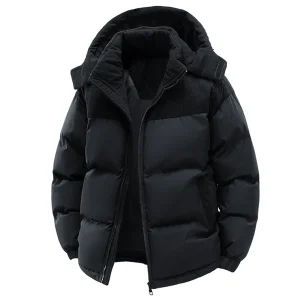 Blouson noir doudoune Homme