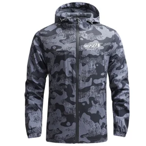 blouson imperméable noir sport