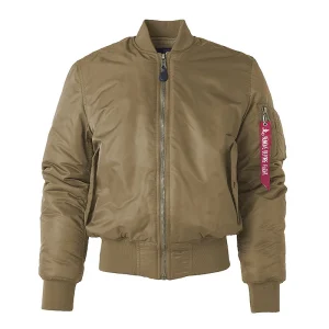 Blouson Bombardier marron casual